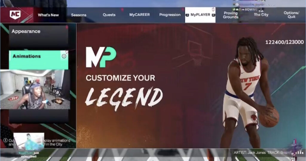 Kai Cenat reacts to being added to NBA 2K25